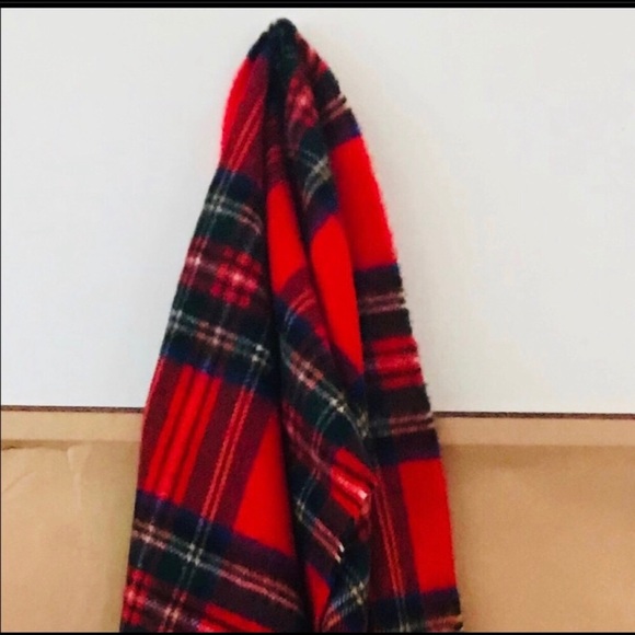 Brooks Brothers Other - New Brooks Brothers 100% Lambswool Red Plaid Scarf